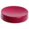 Ruby Red Round Free Standing Soap Dish in Resin